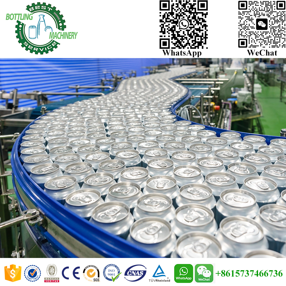 1000-3000 cans/hr soft drink soda canning machine