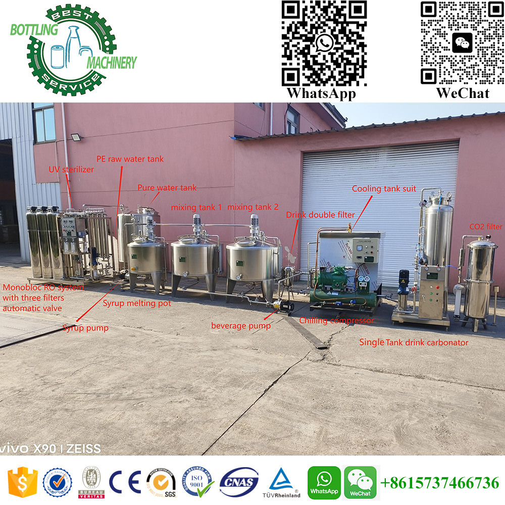 1000-3000 cans/hr soft drink soda canning machine